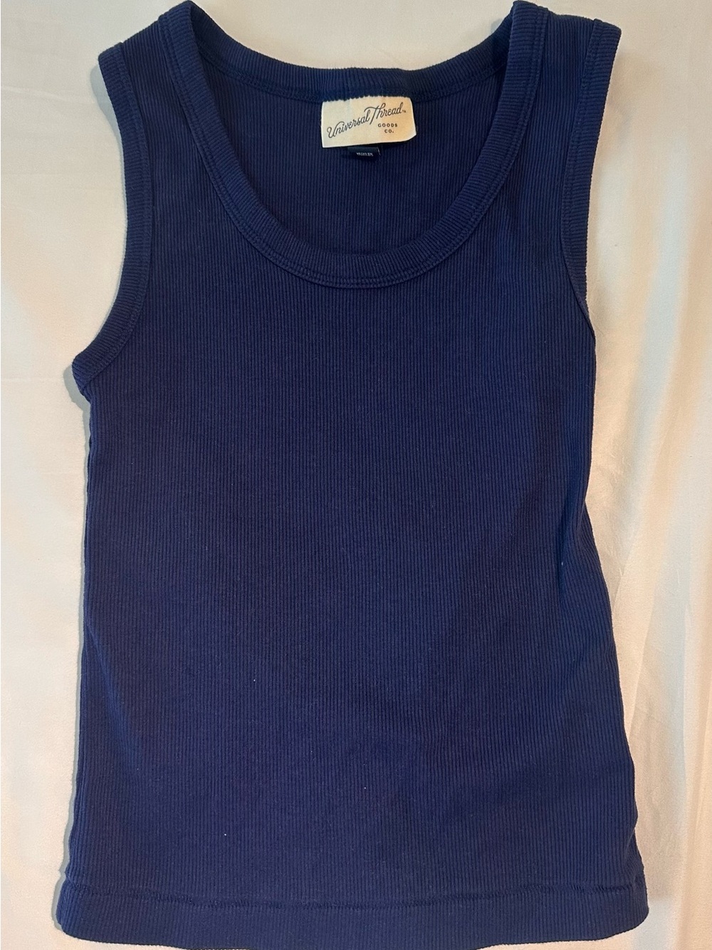 Universal Thread Navy Ribbed Tank Top